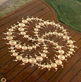 Crop Circle from Milkhill England, 8-17-01 